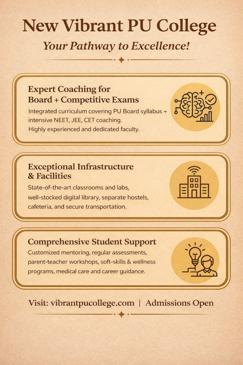 . Why New Vibrant PU College Stands Out as the Best JEE Coaching Institute in Mangalore