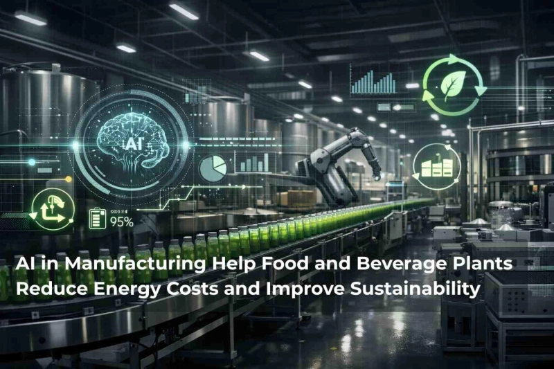 How Can AI in Manufacturing Help Food and Beverage Plants Reduce Energy Costs and Improve Sustainability?