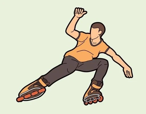 Skating is the ideal sport for weight loss