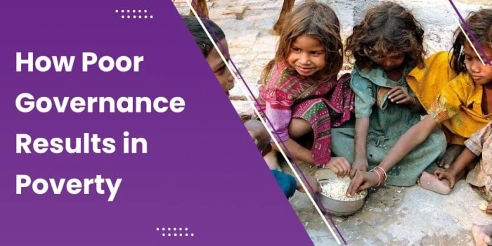 How poor governance results in poverty