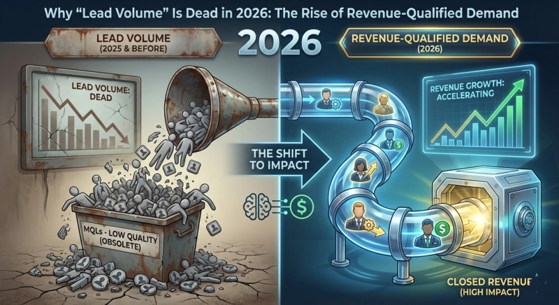 Why “Lead Volume” Is Dead in 2026: The Rise of Revenue-Qualified Demand