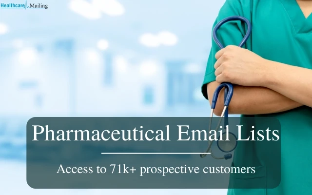 Which organization provides Pharmaceutical Email Lists?