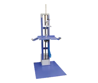 Test permanence of corrugated boxes with Presto drop tester