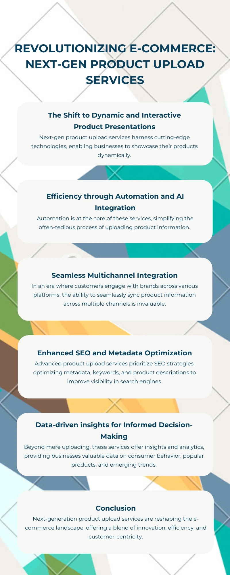 Revolutionizing E-commerce: Next-Gen Product Upload Services