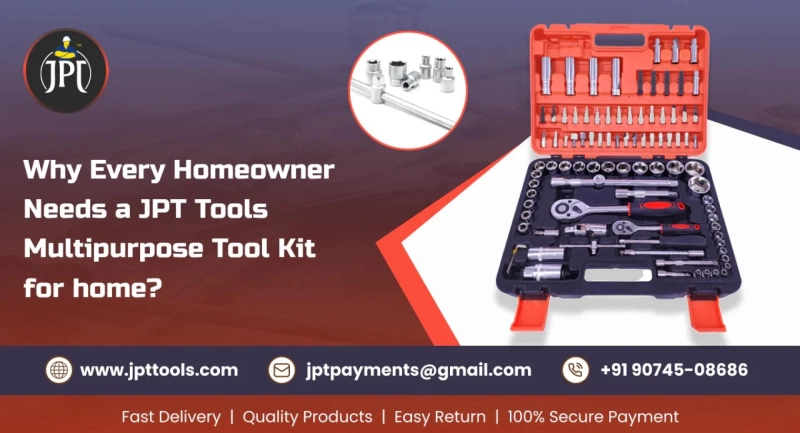 Transform Your Home with JPT Tools' Multipurpose Tool Kit for Home