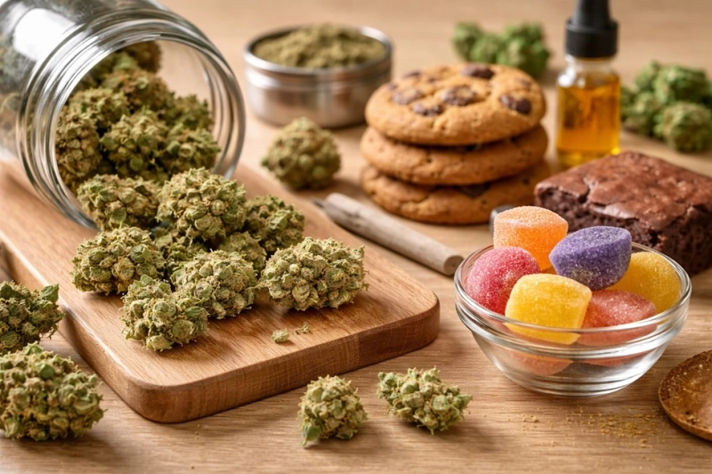 Edibles vs. Flower: What Rock Port Shoppers Prefer