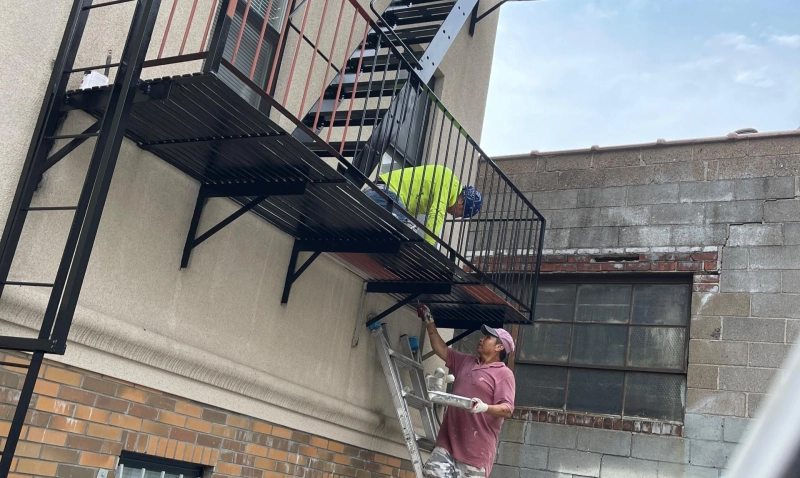 How Fire Escape Painting Increases Property Value and Tenant Safety