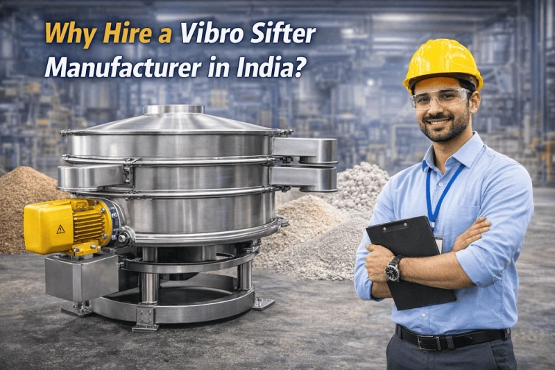 Why Hire a Vibro Sifter Manufacturer in India?