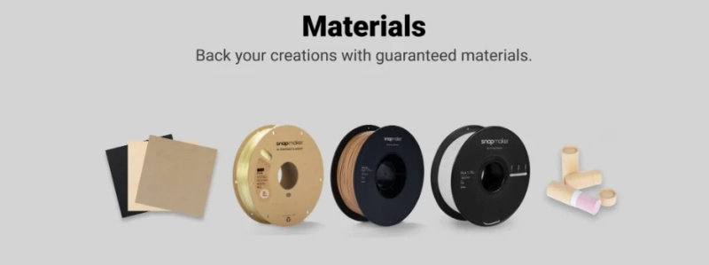 Snapmaker 3D Printing Materials
