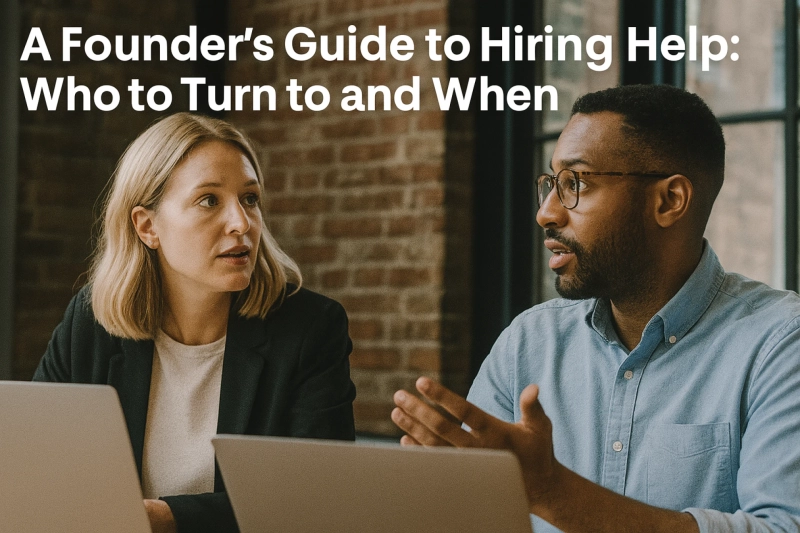 A Founder’s Guide to Hiring Help: Who to Turn to and When