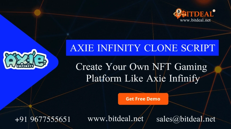 Create a NFT Gaming Platform  like Axie Infinity using Axie Infinity Clone Script
