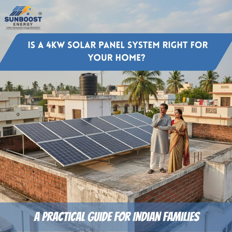 Is a 4kW Solar Panel System Right for Your Home? A Practical Guide for Indian Families 