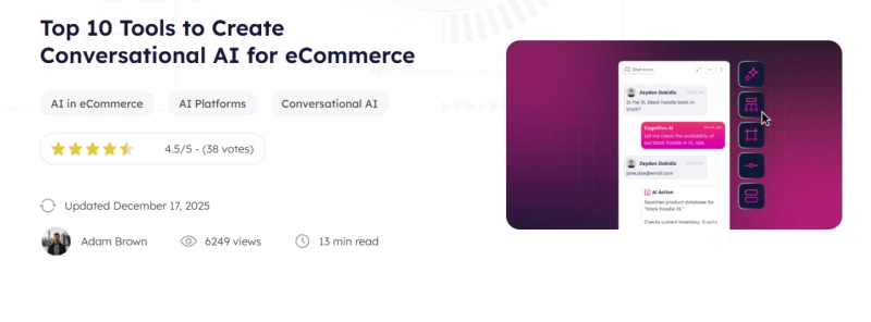 How Conversational AI is Revolutionizing the eCommerce Industry