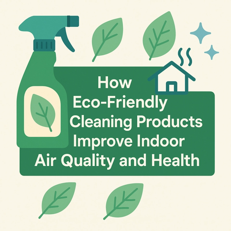 The impact of eco-friendly cleaning products on health and indoor air quality