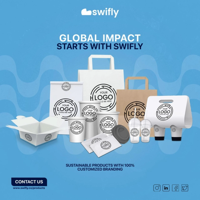 Enhance Your Brand Image with Custom Takeout Bags Featuring Your Logo