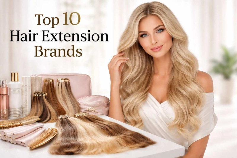 Top 10 Hair Extension Brands Recommended by Professional Stylists