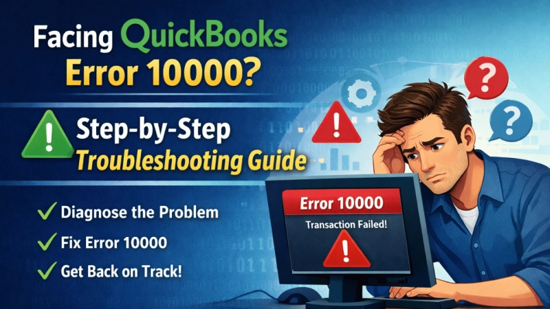 Facing QuickBooks Error 10000? Step-by-Step Troubleshooting Guide