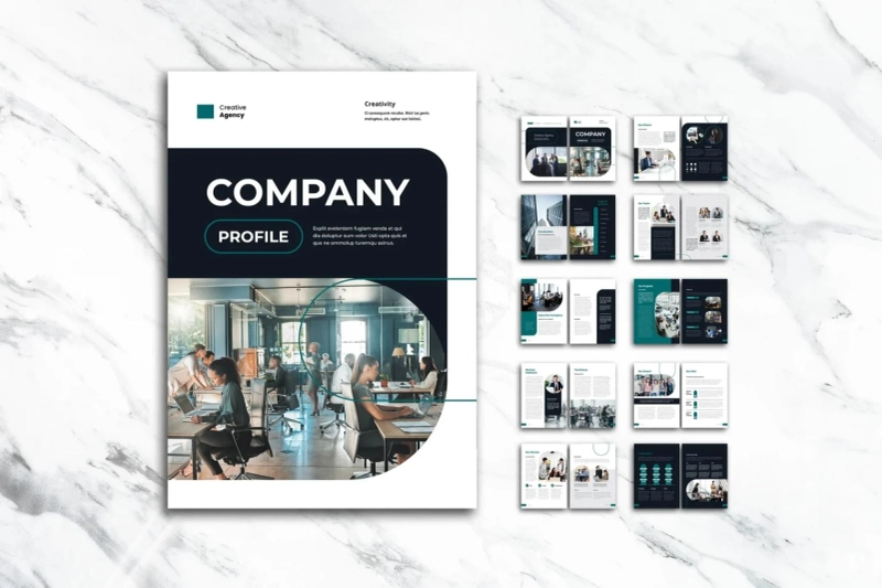 Corporate Company Profile Design Agency India – Elevate Your Business Presentation