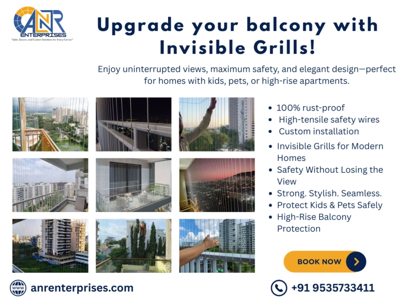 Premium Invisible Grills in Bangalore for Modern Homes