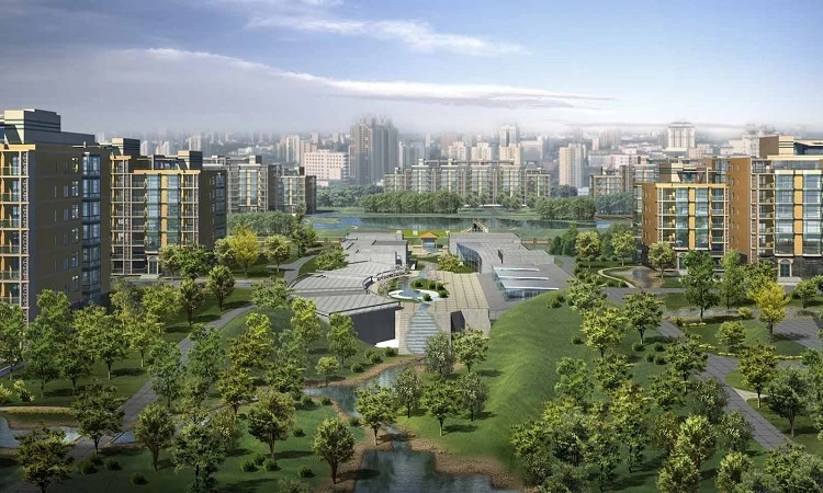 What are the amenities offered in smart city Lahore?