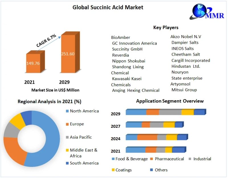 Market Opportunity Analysis and Industry Forecast for Succinic Acid, 2027