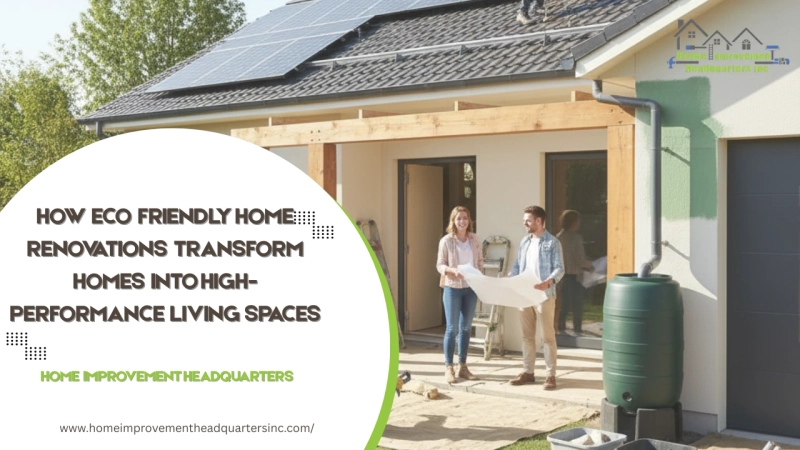 How Eco Friendly Home Renovations Transform Homes Into High-Performance Living Spaces