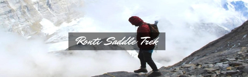 Ronti Saddle Trek located in Garhwal Himalayas