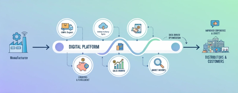 B2B eCommerce for Manufacturers: Digitizing the Full Distributor Journey