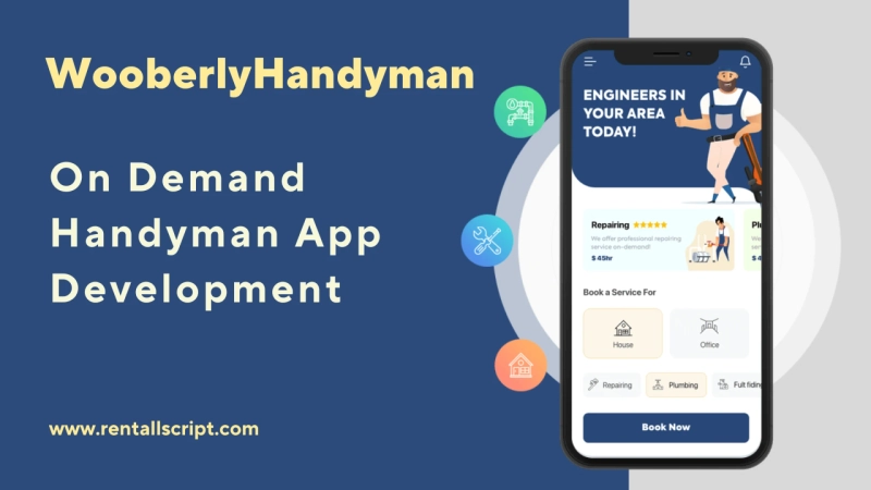 What is the use of the Handyman finder app?