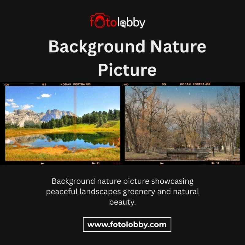 Background Nature Picture with Rivers and Greenery