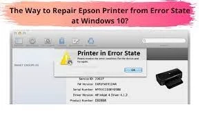 How to Resolve Epson Printer in Error State Windows 10