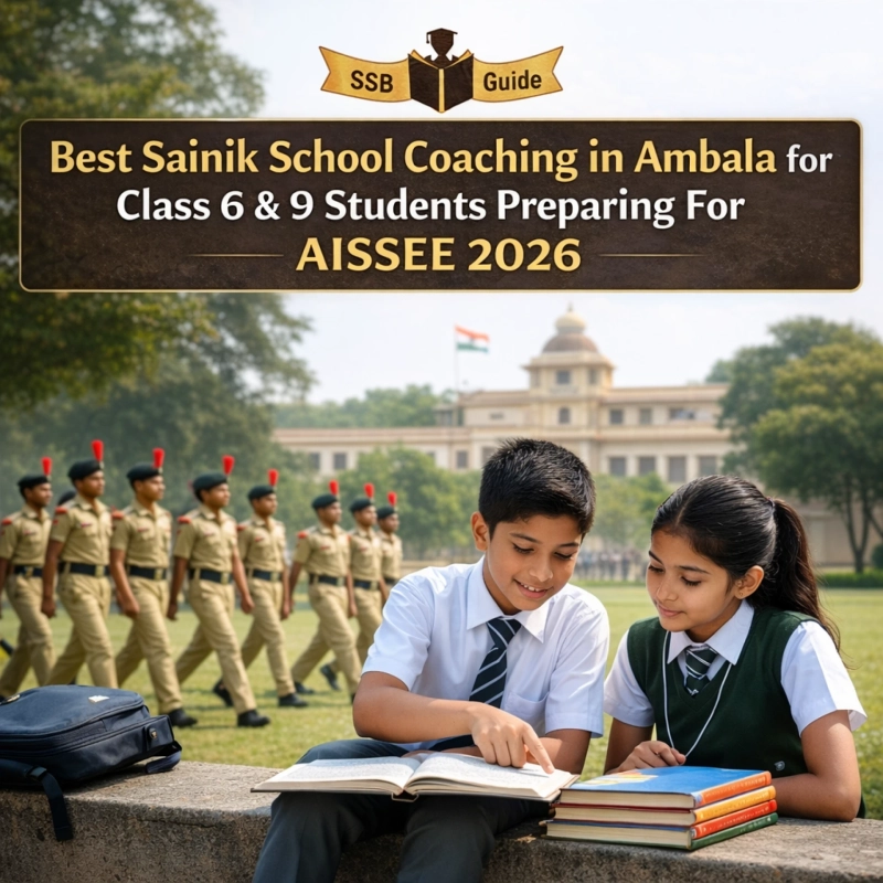 Best Sainik School Coaching in Ambala for Class 6 & 9 – A Practical Guide for AISSEE 2026 Parents