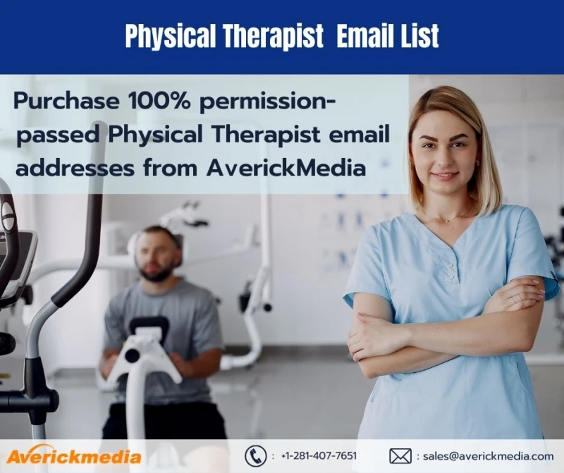 100% Manually Verified Physical Therapist Email List in U.S