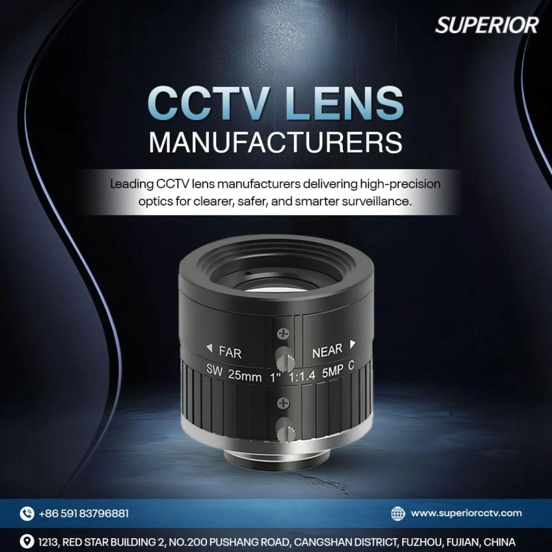 Surveillance Guarantee Only With Best CCTV Lens Manufacturers 