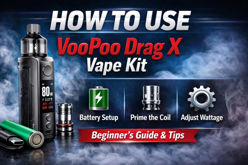 How to Use the VooPoo Drag X Vape Kit