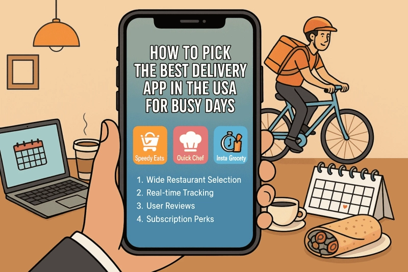 How to Pick the Best Food Delivery App in the USA 