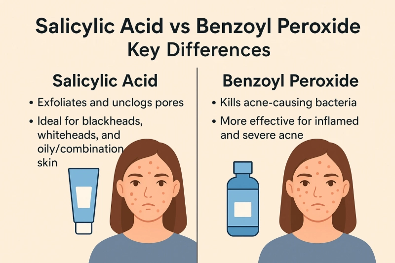 Benzoyl Peroxide vs Salicylic Acid for Acne: Which Treatment Works Best for Clearer Skin?