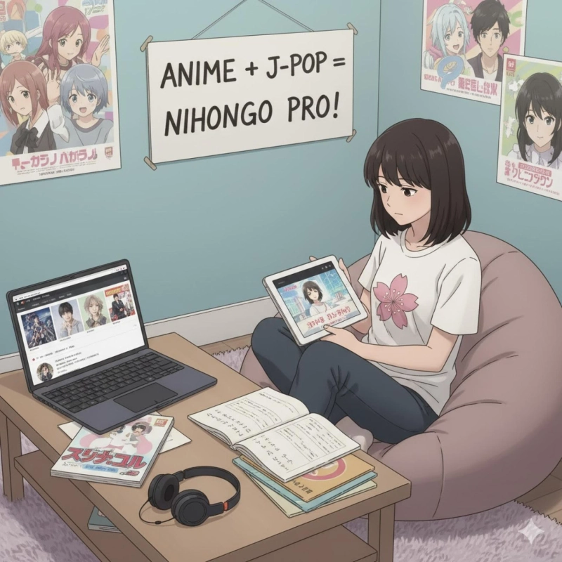 How Anime and J-Pop Helped Me Learn Japanese Faster