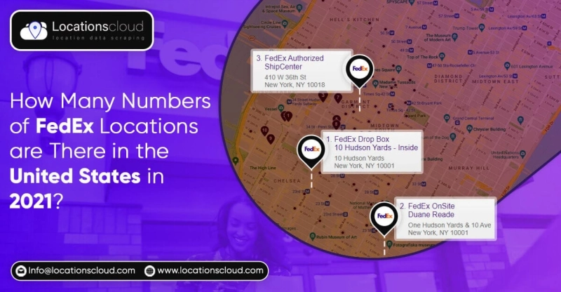 How Many Numbers Of FedEx Locations Are There In The United States In 2022?