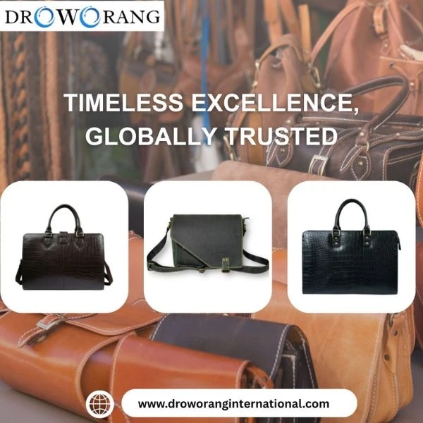 Timeless Elegance: Leather Accessories for Men & Women at Droworang International