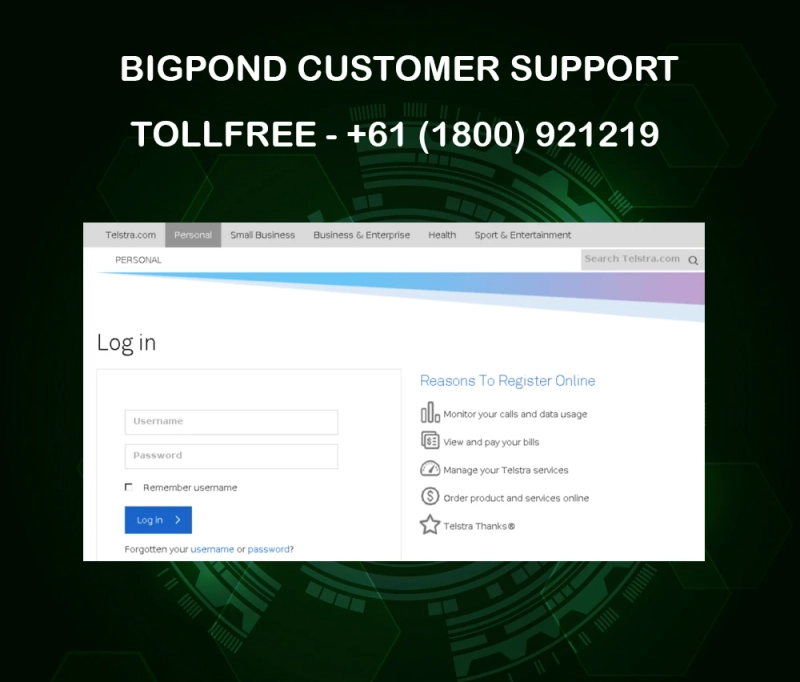+61 (1800) 921219 Bigpond Customer Support NSW