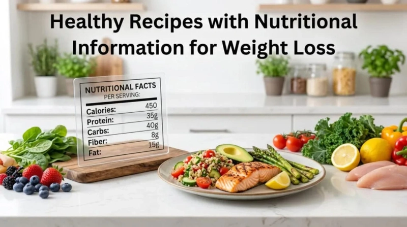 Healthy Recipes with Nutritional Information: Your Guide to Weight Loss and Balanced Eating