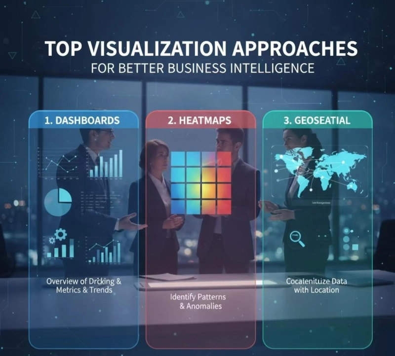 Top Visualization Approaches for Better Business Intelligence 