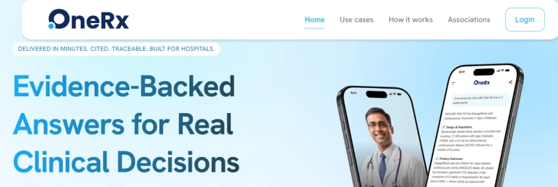 OneRx - Evidence AI Platform for Doctors