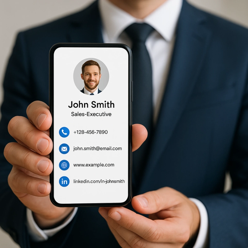 Is a digital business card worth it for sales executive?
