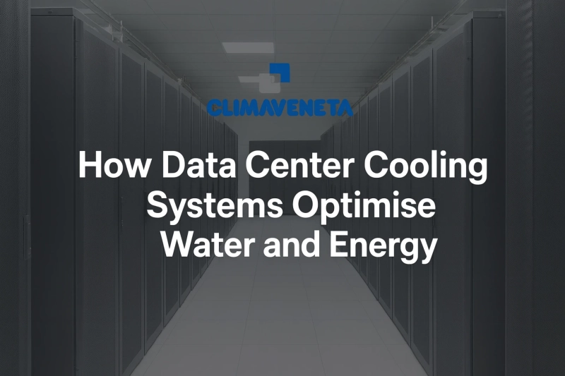 How Data Center Cooling Systems Optimise Water and Energy
