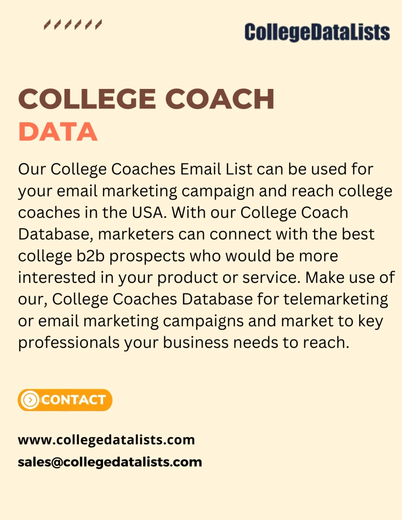 Business Champaign using College Coaches data list