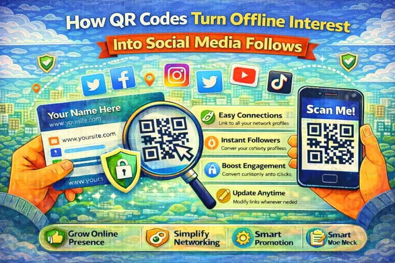 How QR Codes Turn Offline Interest into Social Media Follows