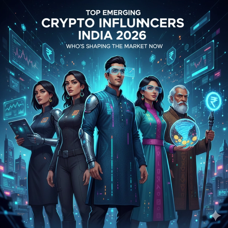 Top Emerging Crypto Influencers in India 2026: Who’s Shaping the Market Now