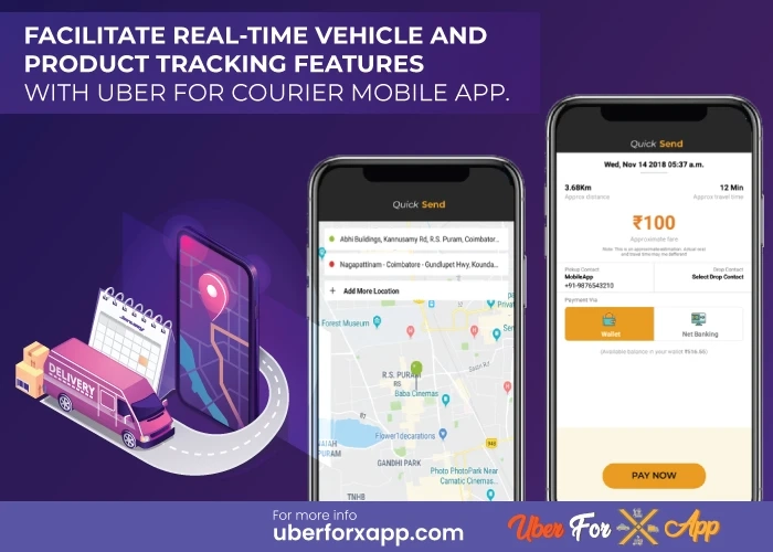 on-demand courier delivery app development like uber
